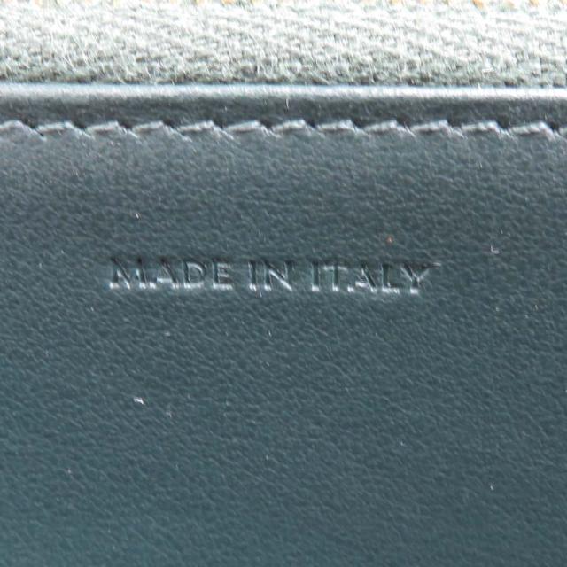 CELINE セリーヌ トリオンフ ラウンドファスナー長財布 ダークグリーン