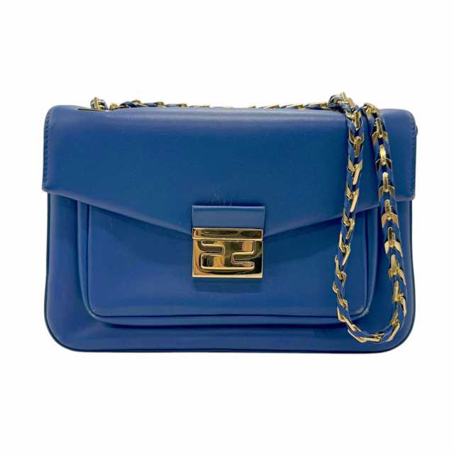 FENDI フェンディ 8BR677-P05 ショルダーバッグ ブルー 14067 レディース【中古】 z2815の通販は