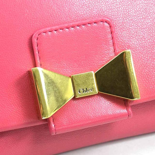 Chloe クロエ ショルダーバッグ ピンク 14061 レディース【中古】 t19587j