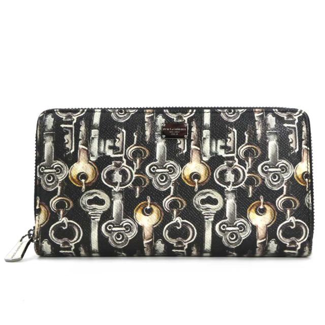 Dolce&Gabbana 長財布 ラウンドファスナー レザー 型押し DOLCE＆GABBANA 【ドルチェアンドガッバーナ】ラウンド