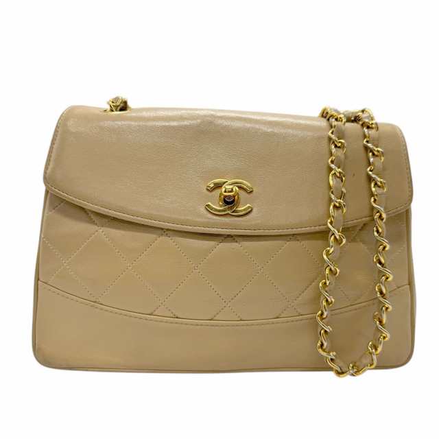 CHANEL シャネル ショルダーバッグ ベージュ 14059 レディース【中古】 z2897の通販は