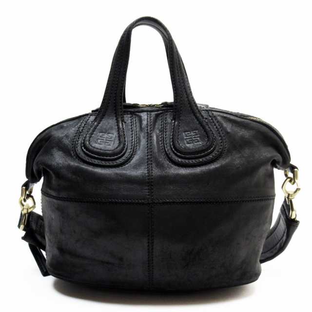 GIVENCHY ジバンシィ ナイチンゲール ハンドバッグ ショルダーバッグ ブラック 14054 レディース【中古】 t19621aの通販は 32,800円