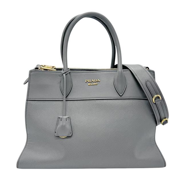 PRADA プラダ ハンドバッグ ショルダーバッグ グレー 14055 レディース【中古】 n0794の通販は 58,800円