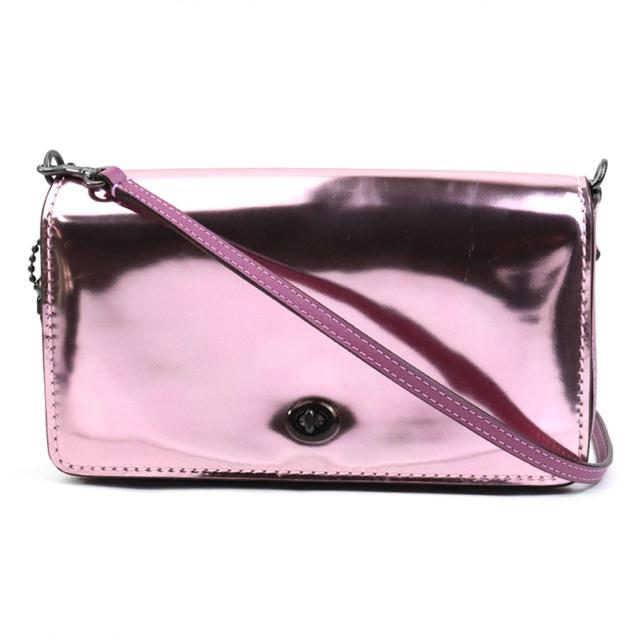 COACH コーチ ショルダーバッグ メタリックピンク 14061 レディース【中古】 55785kの通販はショルダーバッグ