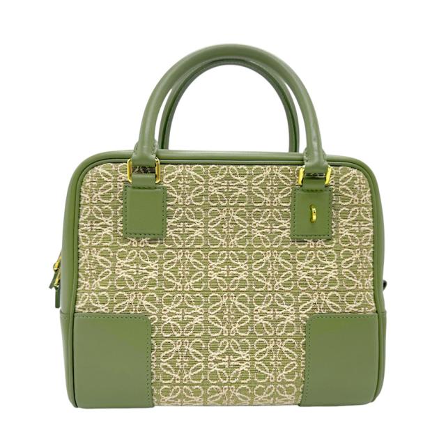 LOEWE ロエベ アマソナ19 ハンドバッグ ショルダーバッグ ライトカーキ/ベージュ 14058 レディース【中古】 z2958の通販は 109,000円