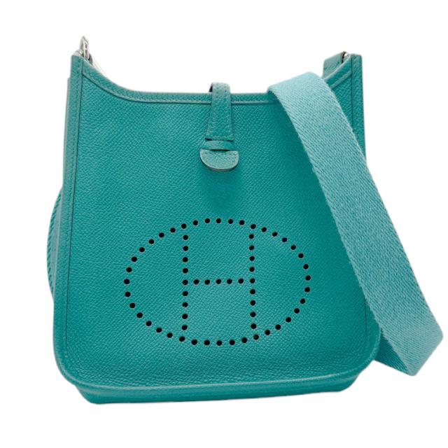 HERMES エルメス エヴリンTPM 斜め掛けショルダーバッグ ブルーパオン 14065 レディース【中古】 n0843