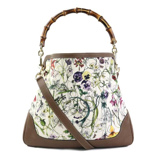 GUCCI グッチ バンブー フローラ 282315 ハンドバッグ