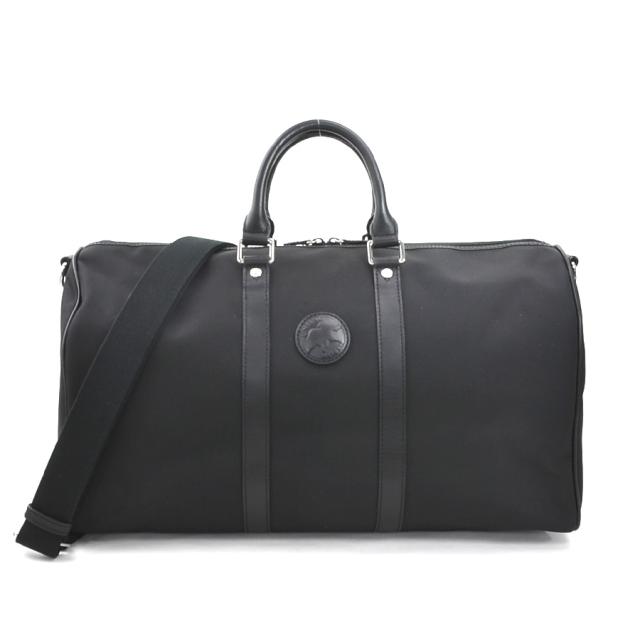 HUNTING WORLD ハンティングワールド メルセデスベンツ コラボ ボストンバッグ ブラック 14054 メンズ【中古】 t19656g 19,800円