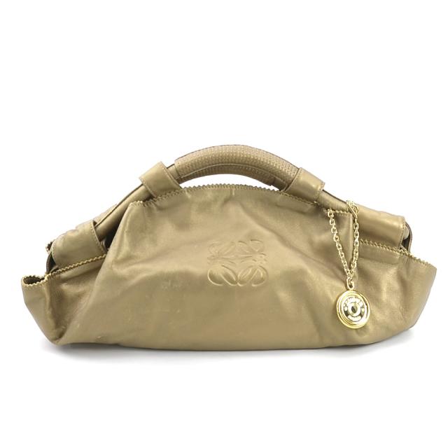 本物 ロエベ LOEWE ナッパアイレ アナグラム ハンドバッグ トート  