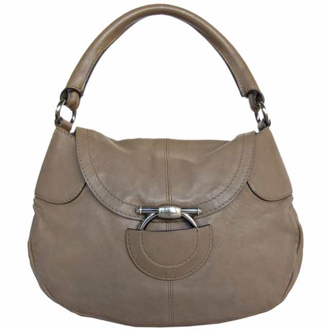 Salvatore Ferragamo サルヴァトーレフェラガモ ガンチーニ ハンドバッグ ブラウン 14057 レディース【中古】 s0472aの通販は