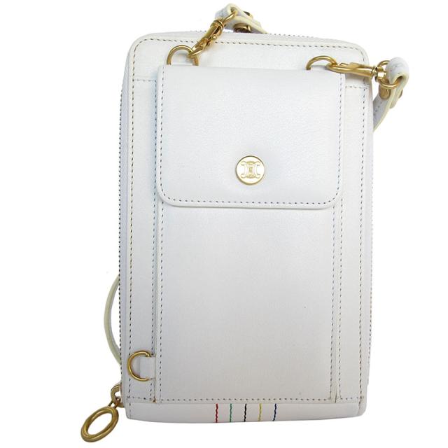 CELINE セリーヌ 2004 オリンピック限定 ポシェット ホワイト 14056
