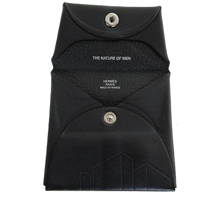 HERMES エルメス バスティア コインケース ブラック 14054 メンズ  