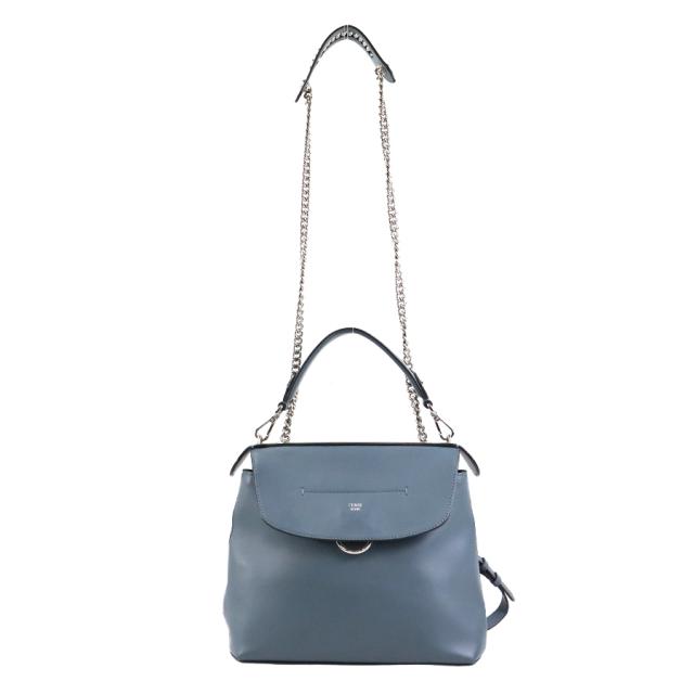 FENDI フェンディ バック トゥ スクール 8BZ042 A1AV ハンドバッグ ショルダーバッグ リュック グレーブルー 14067 レディース【中古】 e59773a FENDI フェンディ バック トゥ スクール 8BZ042 A1AV ハンドバッグ