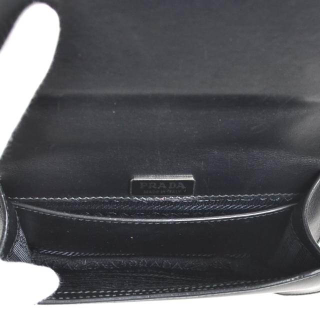 PRADA プラダ 1BH071 ショルダーバッグ ブラック 14054 レディース
