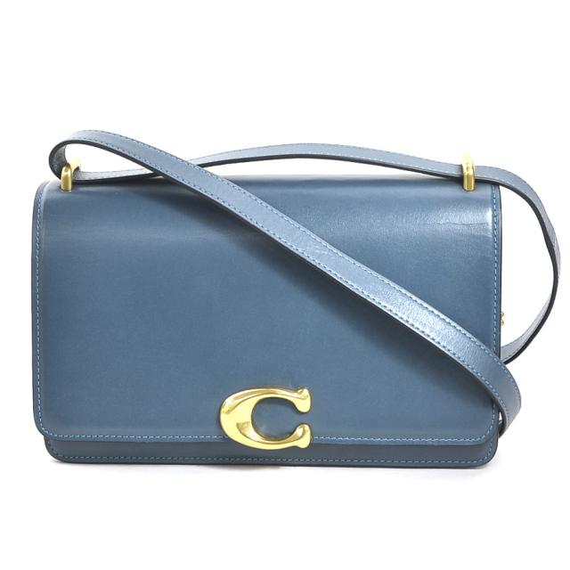 COACH コーチ ショルダーバッグ ネイビー 14066 レディース【中古】 a0545 14,850円