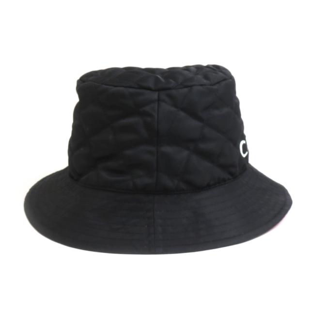 CELINE ブラック バケットハット ユニセックス レディース Mサイズ