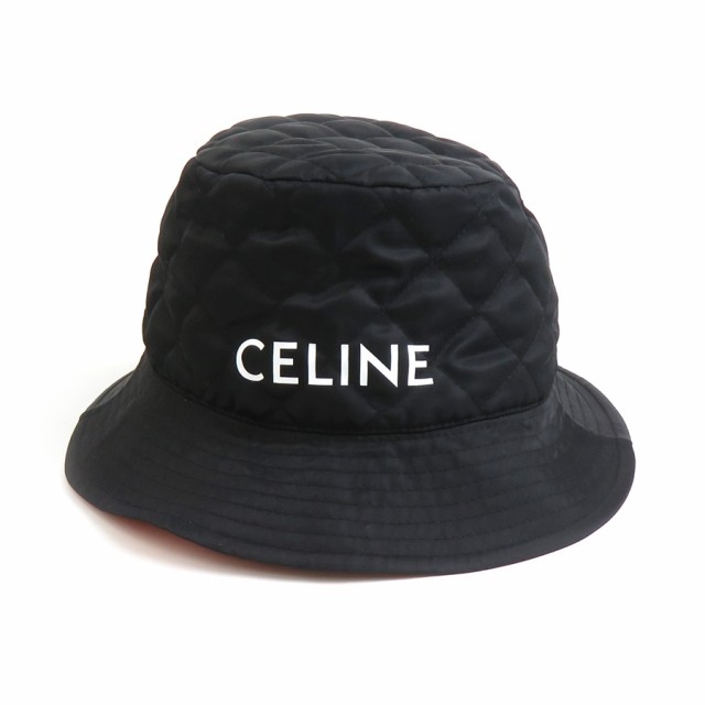 CELINE セリーヌ ハット バケットハット ブラック/ホワイト 14054 ユニセックス【中古】 e59840i