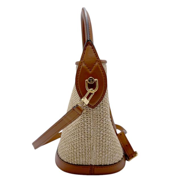 LOUIS VUITTON ルイ ヴィトン プティ バケット M59962 ショルダーバッグ ハンドバッグ ナチュラル×ブラウン 14057 レディース【中古】 z3219の通販は