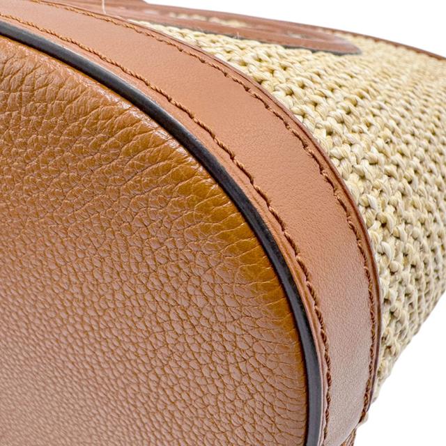 LOUIS VUITTON ルイ ヴィトン プティ バケット M59962 ショルダーバッグ ハンドバッグ ナチュラル×ブラウン 14057 レディース【中古】 z3219の通販は