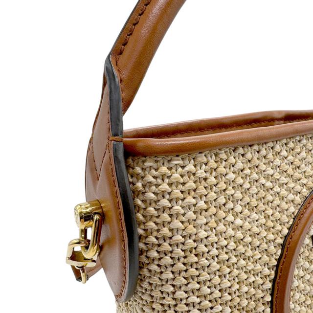 LOUIS VUITTON ルイ ヴィトン プティ バケット M59962 ショルダーバッグ ハンドバッグ ナチュラル×ブラウン 14057 レディース【中古】 z3219の通販は