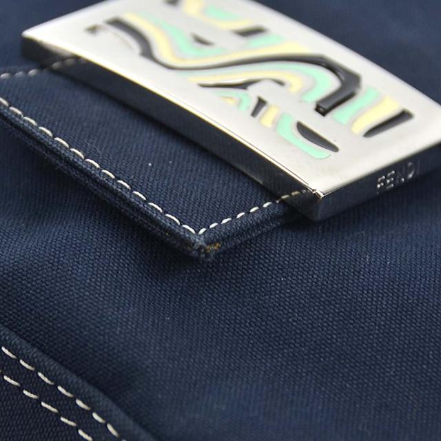 FENDI フェンディ ショルダーバッグ ネイビー 14066 レディース【中古