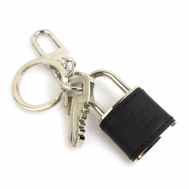 LOUIS VUITTON ルイ ヴィトン M67927 チャーム キーリング ブラック×シルバー 14054 メンズ【中古】 r10328aの通販は