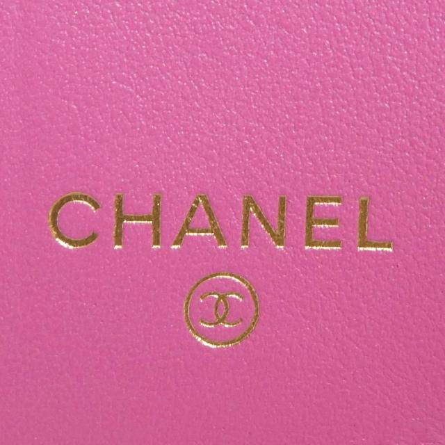 CHANEL シャネル ボーイシャネル 三つ折り財布 ピンク 14061