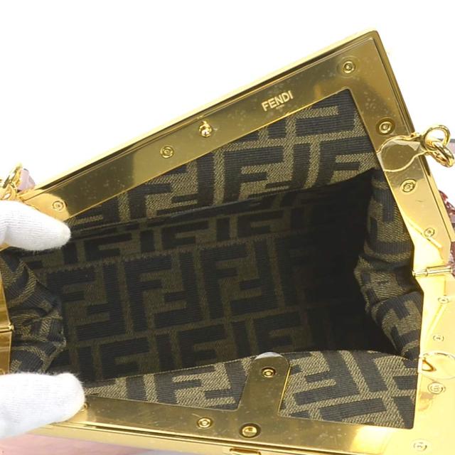 FENDI フェンディ ファースト スモール 8BP129 AJS4 ショルダーバッグ ピンク 14061 レディース【中古】 90020gの通販は