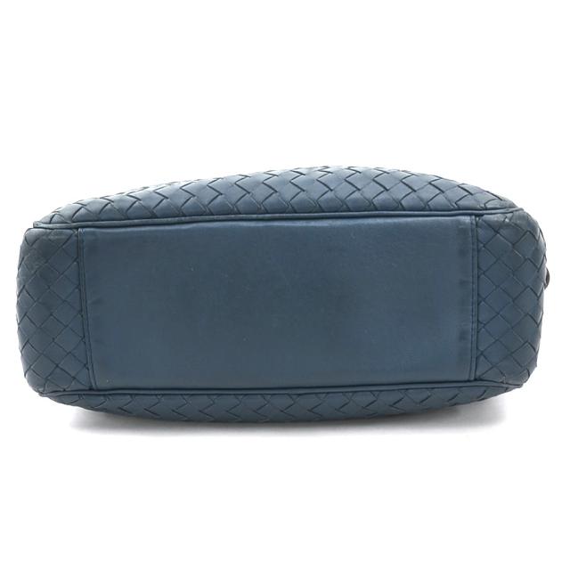 ✨美品✨ BOTTGAVENETA イントレチャート ハンドバッグ ネイビー BOTTEGAVENETA ボッテガヴェネタ イントレチャート ハンドバッグ