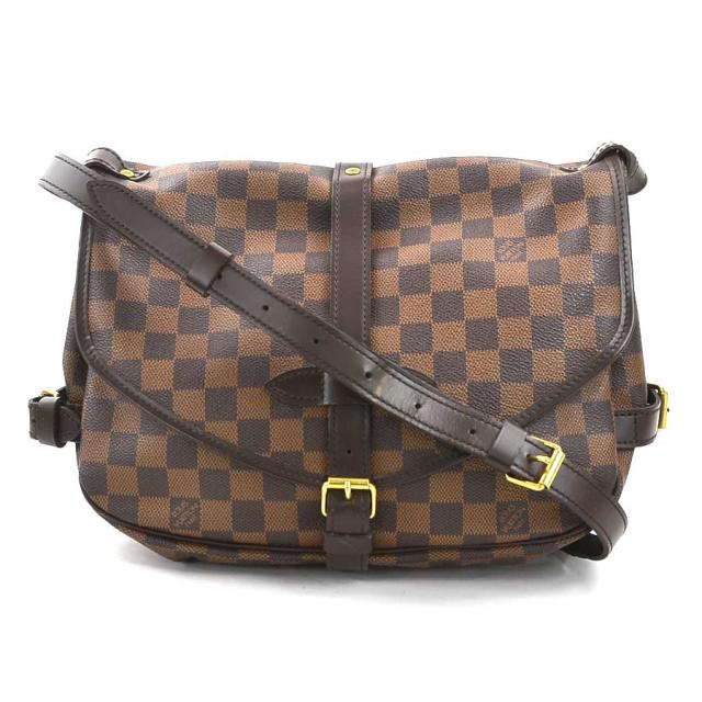 LOUIS VUITTON ルイ ヴィトン ソミュール30 SPオーダー N48081 ショルダーバッグ エベヌ 14057 ユニセックス【中古】 r10344a