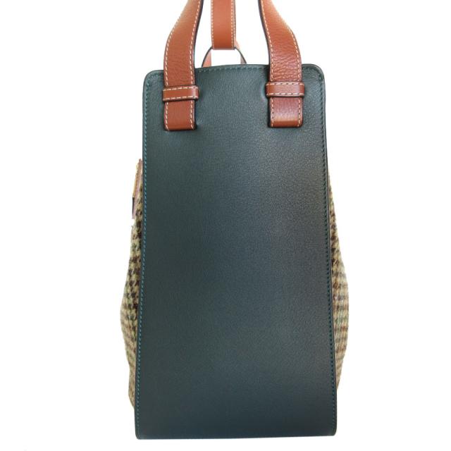 LOEWE ロエベ ハンモック ハンドバッグ ショルダーバッグ ダークグリーン/ブラウン 14065 レディース【中古】 s0516g LOEWE ロエベ ハンモック ハンドバッグ ショルダーバッグ ダーク
