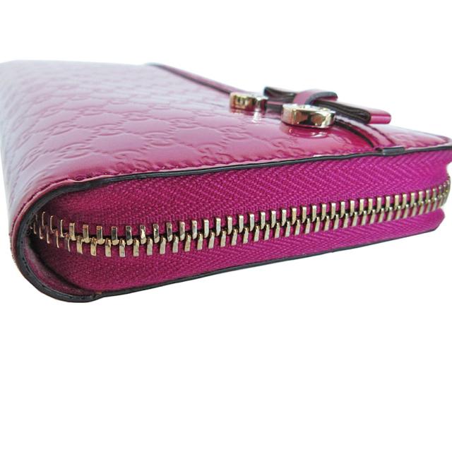 GUCCI グッチ マイクログッチシマ 307997 ラウンドファスナー長財布