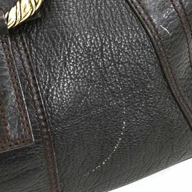 BVLGARI ブルガリ ハンドバッグ ショルダーバッグ ブラウン 14057