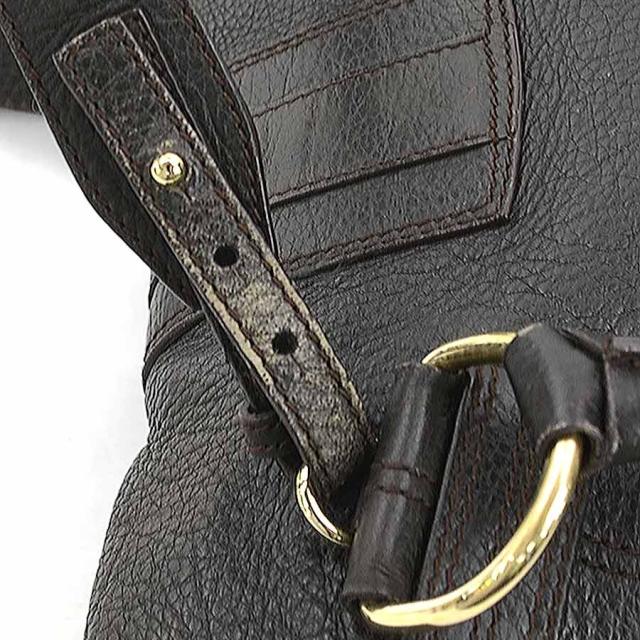 BVLGARI ブルガリ ハンドバッグ ショルダーバッグ ブラウン 14057 レディース【中古】 h30831a BVLGARI ブルガリ ハンドバッグ ショルダーバッグ ブラウン 14057