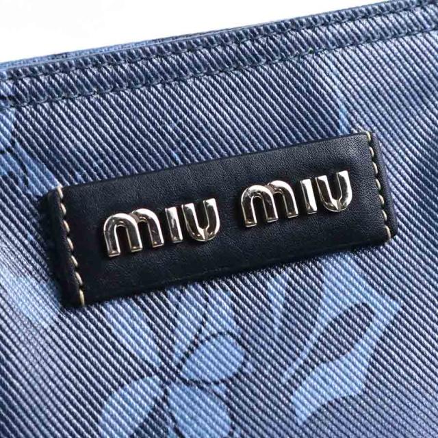 MIUMIU ミュウミュウ ショルダーバッグ トートバッグ ネイビー 14066