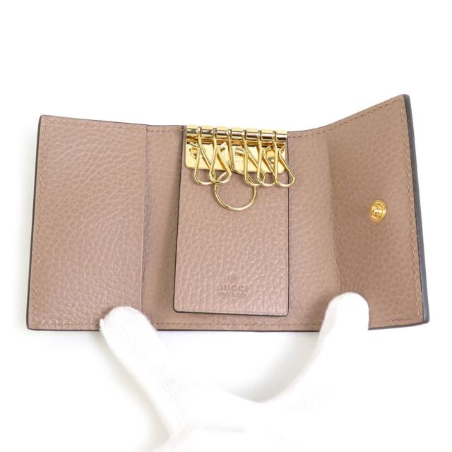 GUCCI グッチ 456118 キーケース ピンク×ブラウン 14061 ユニセックス