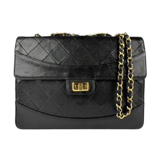CHANEL シャネル マトラッセ ショルダーバッグ ブラック/ゴールド 14054 レディース【中古】 z3398の通販は 222,000円