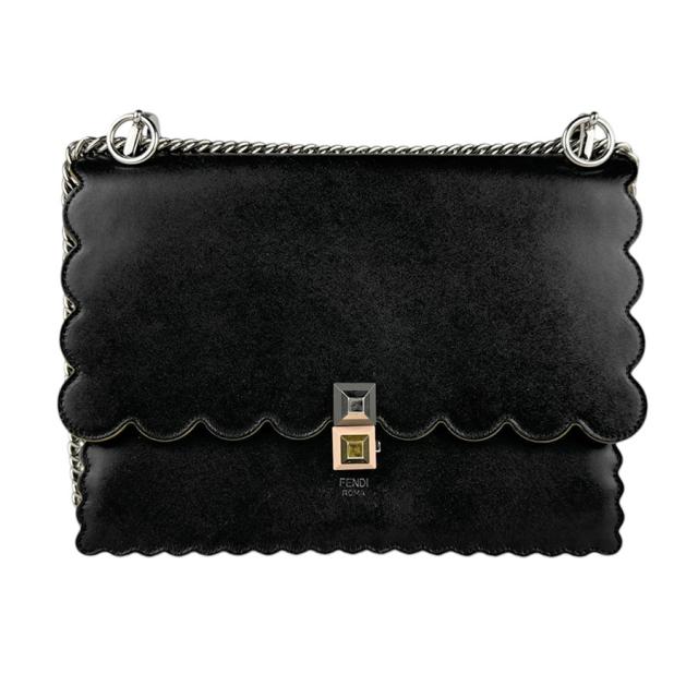 FENDI フェンディ キャナイ 8BT283-OZC ショルダーバッグ ハンドバッグ ブラック 14054 レディース【中古】 z3405