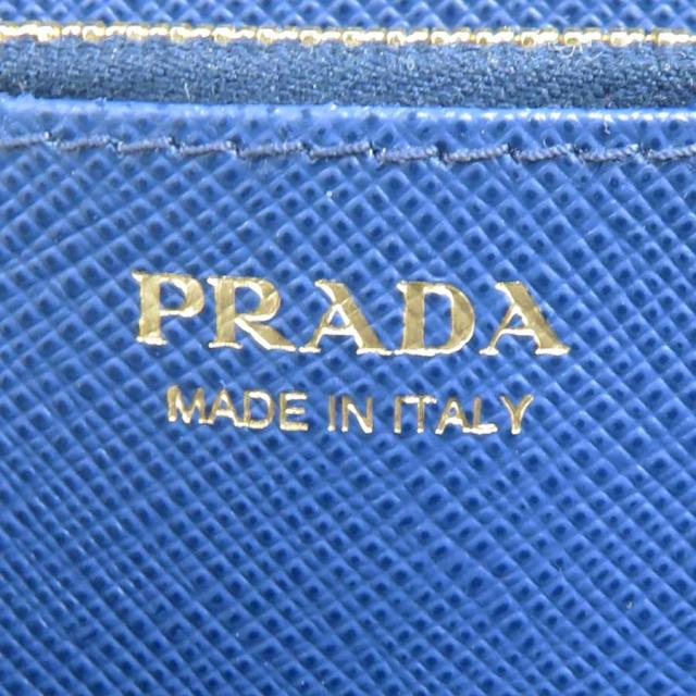 PRADA プラダ 1ML506 ラウンドファスナー長財布 ブルー 14067 レディース【中古】 55869f PRADA プラダ 1ML506 ラウンドファスナー長財布 ブルー 14067