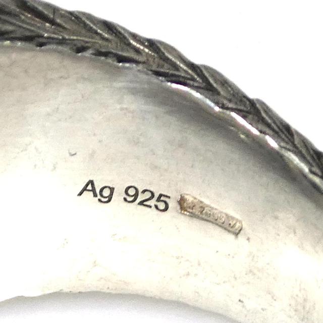 GUCCI グッチ インターロッキングG アラベスク リング・指輪 14号 シルバー 14069 レディース【中古】 55882gの通販は