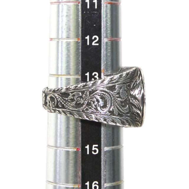 GUCCI グッチ インターロッキングG アラベスク リング・指輪 14号 シルバー 14069 レディース【中古】 55882gの通販は