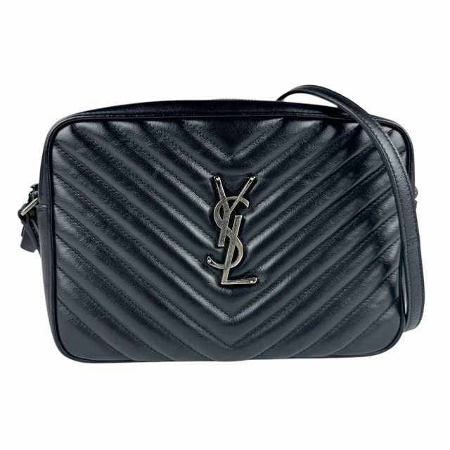 SAINT LAURENT サンローラン 520534 斜め掛けショルダーバッグ ブラック 14054 レディース【中古】 z3428の通販は