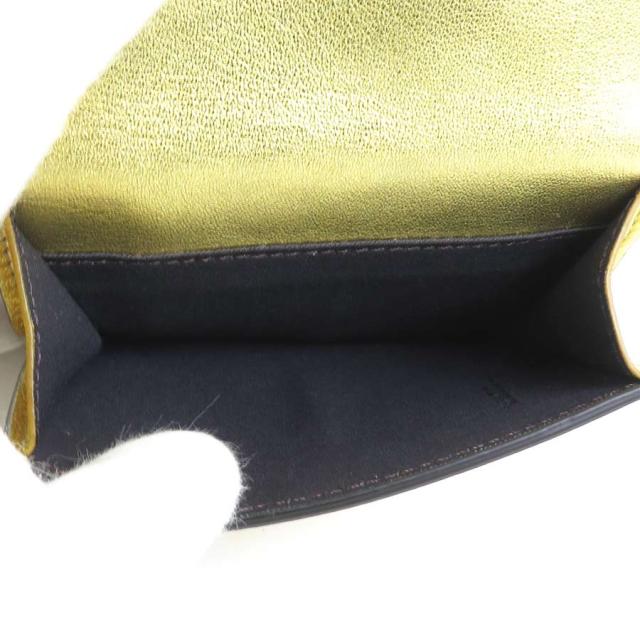 FENDI フェンディ 8M0395.AK61 三つ折り財布 コンパクトウォレット ゴールド 14068 レディース【中古】 e59960g FENDI フェンディ 8M0395.AK61 三つ折り財布 コンパクトウォレット