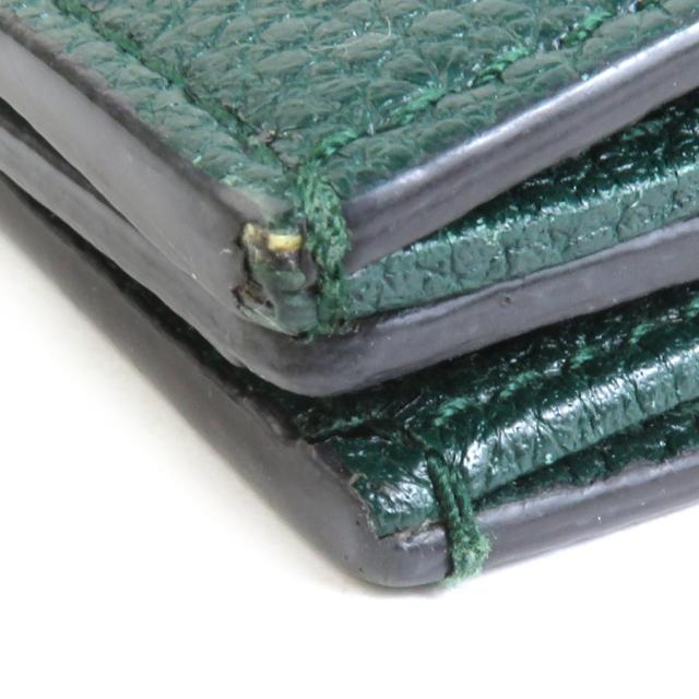 GUCCI グッチ 570660 二つ折り財布 チェーンウォレット ダークグリーン