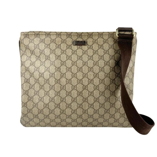 GUCCI グッチ 201446 斜め掛けショルダーバッグ ベージュブラウン 14059 ユニセックス【中古】 z3513の通販は