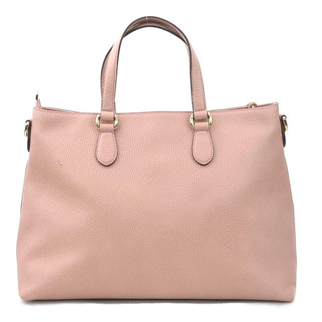 GUCCI グッチ バンブー 449643 ハンドバッグ ショルダーバッグ グレー