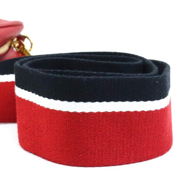 MIUMIU ミュウミュウ ショルダーバッグ レッド/ブラック/ホワイト