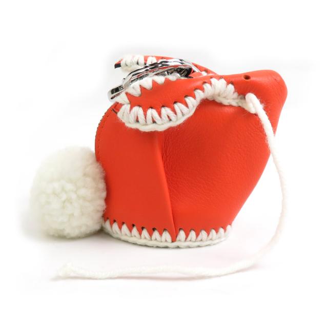 LOEWE ロエベ ラビット ウサギ チャーム オレンジ 14062 ユニセックス