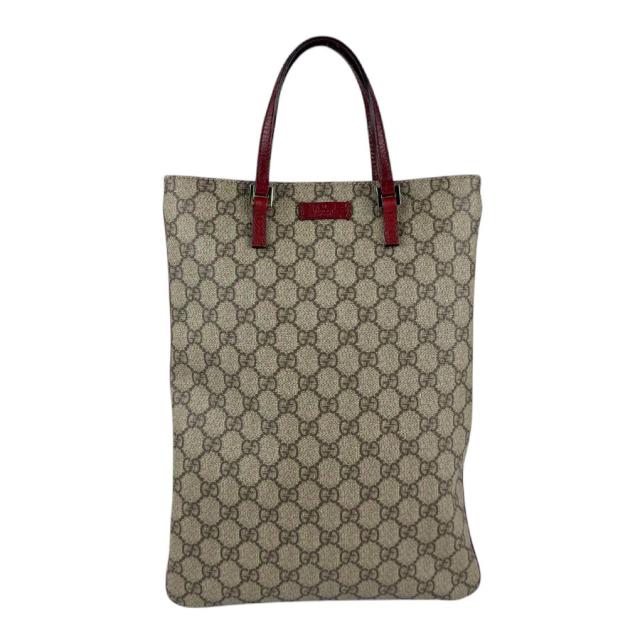 GUCCI グッチ 117551 ハンドバッグ ブラウン×ワインレッド 14057 ユニセックス【中古】 z3655の通販は 32,800円