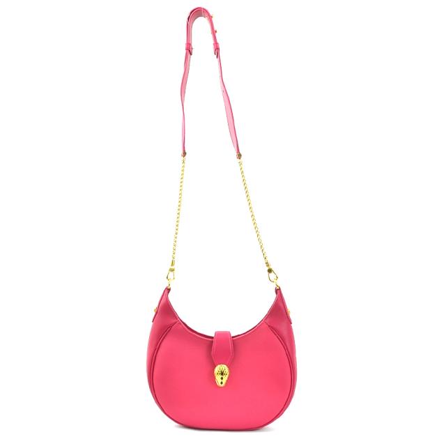 BVLGARI ブルガリ セルペンティ ショルダーバッグ マゼンタ 14061